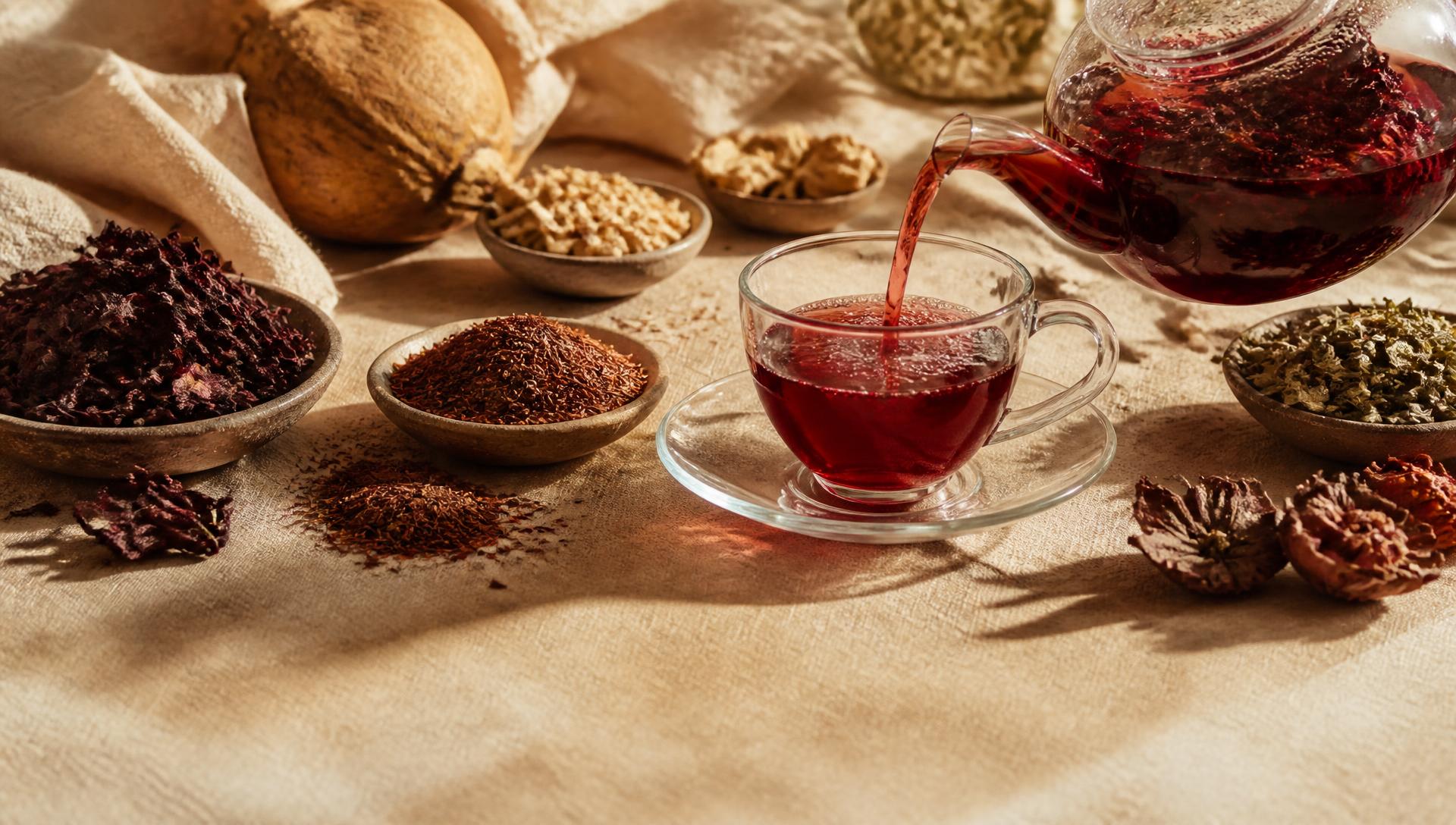 Composition d'hibiscus et de rooibos Sonara
